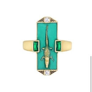 NWT Little Rooms Alligator ring